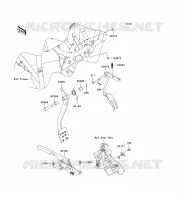PEDALE FRENO   LEVA per Kawasaki MULE 610 4X4 2011