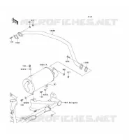 SCARICO per Kawasaki MULE 610 4X4 2011