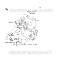 SUPPORTO DEL MOTORE per Kawasaki MULE 610 4X4 2011