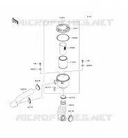 FILTRO ARIA   Convertitore per Kawasaki MULE 610 4X4 2014