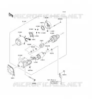 MOTORINO DI AVVIAMENTO per Kawasaki MULE 610 4X4 2014