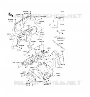PARTI DEL TELAIO(AVANT) per Kawasaki MULE 610 4X4 2014