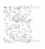 TELAIO MATERIALE ELETTRICO per Kawasaki MULE 610 4X4 2014