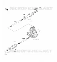 ASSE POSTERIORE per Kawasaki MULE 600 2009