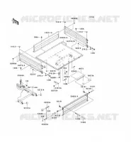 BAGAGLI (S) per Kawasaki MULE 600 2009