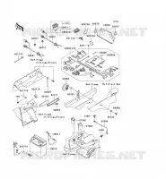 TELAIO MATERIALE ELETTRICO per Kawasaki MULE 600 2009