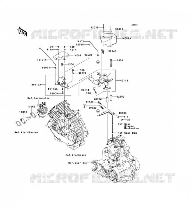CONTROLLO Kawasaki SSV 400 2009 MULE 600  KAF400B9F