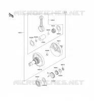ALBERO MOTORE per Kawasaki MULE 600 2011