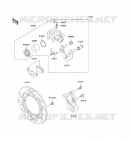 FRENO POSTERIORE per Kawasaki MULE 600 2011