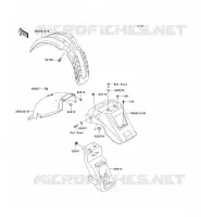 PARAFANGO per Kawasaki MULE 600 2011
