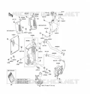 RADIATORE per Kawasaki MULE 600 2011