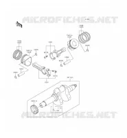 ALBERO MOTORE   PISTONE per Kawasaki MULE 4010 TRANS 4X4 2015
