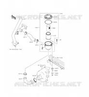 FILTRO ARIA   Convertitore per Kawasaki MULE 4010 TRANS 4X4 2015