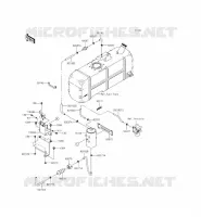 FUEL EVAPORAZIONE SISTEMA per Kawasaki MULE 4010 TRANS 4X4 2015