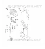 PEDALE FRENO   LEVA per Kawasaki MULE 4010 TRANS 4X4 2015