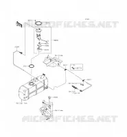 POMPA DI BENZINA per Kawasaki MULE 4010 TRANS 4X4 2015