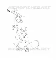 SCARICO per Kawasaki MULE 4010 TRANS 4X4 2015
