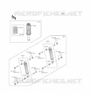 SOSPENSIONI   AMMORTIZZATORE per Kawasaki MULE 4010 TRANS 4X4 2015