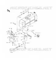 FUEL EVAPORAZIONE SISTEMA per Kawasaki MULE 4010 TRANS 4X4 2014
