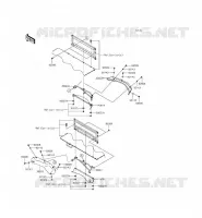 PARAFANGO POSTERIORE per Kawasaki MULE 4010 TRANS 4X4 2014