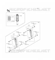 SOSPENSIONI   AMMORTIZZATORE per Kawasaki MULE 4010 TRANS 4X4 2014