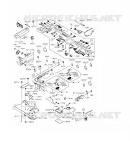 TELAIO MATERIALE ELETTRICO per Kawasaki MULE 4010 TRANS 4X4 2014