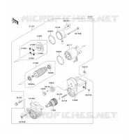 MOTORINO DI AVVIAMENTO per Kawasaki MULE 3010 DIESEL 4X4 2008