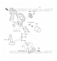 POMPA DELL'OLIO per Kawasaki MULE 3010 DIESEL 4X4 2008