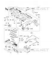 TELAIO MATERIALE ELETTRICO per Kawasaki MULE 3010 DIESEL 4X4 2008