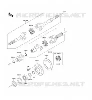 ALBERO DI TRASMISSIONE(ARRI&Egrave;RE) per Kawasaki MULE 4010 DIESEL 4X4 2011