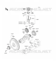 ALBERO MOTORE   PISTONE per Kawasaki MULE 4010 DIESEL 4X4 2011
