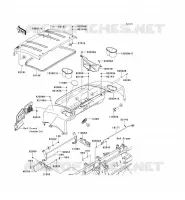 PARAFANGO per Kawasaki MULE 4010 DIESEL 4X4 2011
