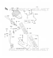 PEDALE FRENO   LEVA per Kawasaki MULE 4010 DIESEL 4X4 2011