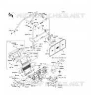 PROTEZIONE   TELAIO CAB per Kawasaki MULE 4010 DIESEL 4X4 2011