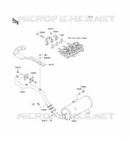 SCARICO per Kawasaki MULE 4010 DIESEL 4X4 2011