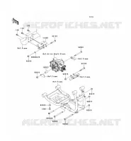 SUPPORTO DEL MOTORE per Kawasaki MULE 4010 DIESEL 4X4 2011