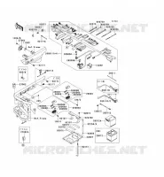 TELAIO MATERIALE ELETTRICO per Kawasaki MULE 4010 DIESEL 4X4 2011