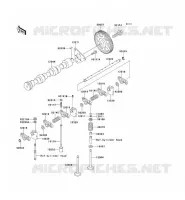 VALVOLA   CAMSHAFT per Kawasaki MULE 4010 DIESEL 4X4 2011