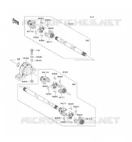 ALBERO DI TRASMISSIONE(H&Eacute;LICE) per Kawasaki MULE 4010 TRANS 4X4 DIESEL 2009
