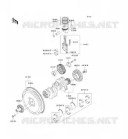 ALBERO MOTORE   PISTONE per Kawasaki MULE 4010 TRANS 4X4 DIESEL 2009