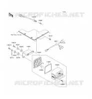 FANALE POSTERIORE(S) per Kawasaki MULE 4010 TRANS 4X4 DIESEL 2009
