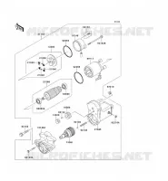 MOTORINO DI AVVIAMENTO per Kawasaki MULE 4010 TRANS 4X4 DIESEL 2009