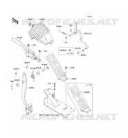 PEDALE FRENO   LEVA per Kawasaki MULE 4010 TRANS 4X4 DIESEL 2009
