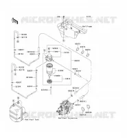 POMPA DI BENZINA per Kawasaki MULE 4010 TRANS 4X4 DIESEL 2009