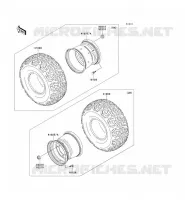 RUOTE   PNEUMATICI per Kawasaki MULE 4010 TRANS 4X4 DIESEL 2009