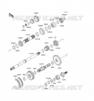 TRASMISSIONE per Kawasaki MULE 4010 TRANS 4X4 DIESEL 2009