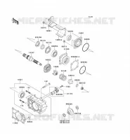 ALBERO DI TRASMISSIONE per Kawasaki MULE 4010 TRANS 4X4 DIESEL 2010