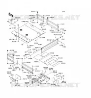BAGAGLI (S) per Kawasaki MULE 4010 TRANS 4X4 DIESEL 2010