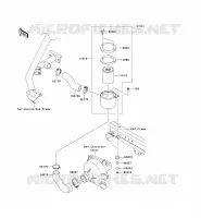 FILTRO ARIA   Convertitore per Kawasaki MULE 4010 TRANS 4X4 DIESEL 2010