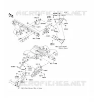 PARAFANGO POSTERIORE per Kawasaki MULE 4010 TRANS 4X4 DIESEL 2010